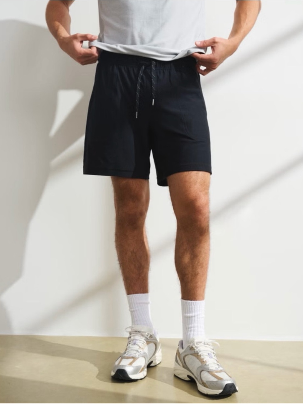 NWOT A&F YPB Heavyweight powerSOFT Short 7” Unlined